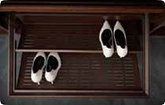Trueliving_SOFT CLOSE MOCHA SHOES RACK 600 MM Dark